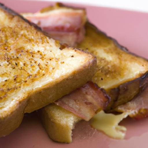 Savor the Classic Charm of French Ham & Cheese Toast