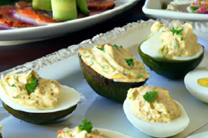 Creamy Avocado Deviled Eggs: A Fresh Twist on Classic!