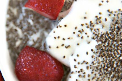 Energize Mornings with a Vibrant Chia Yogurt Bowl Delight
