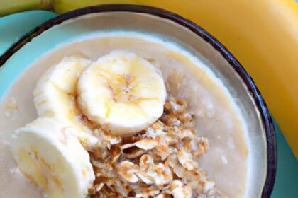 Energize Mornings: Quick Banana Oatmeal Smoothie Boost