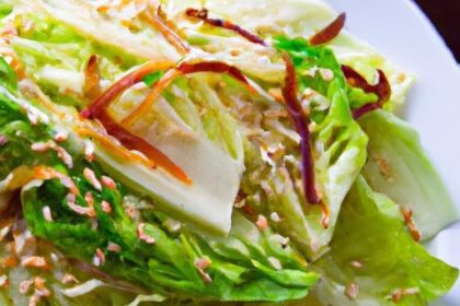 Crisp Asian Cabbage Slaw with Irresistible Sesame Twist