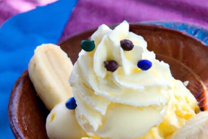 Indulge in Creamy Banana Soft Serve: A Smooth Delight