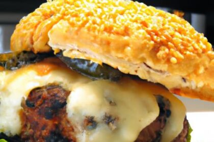 Jalapeño Popper Stuffed Burgers: A Fiery Flavor Explosion