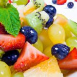 Zesty Fresh Fruit Salad with Refreshing Mint Lime Syrup