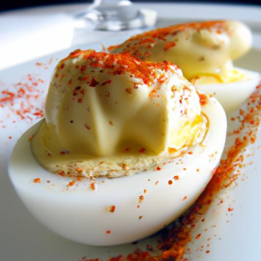 Creamy Mustard-Stuffed Eggs: A Tangy Twist on a Classic