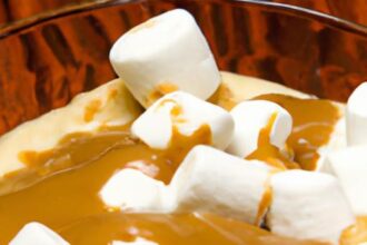 Fluffy Marshmallow & Graham Dip: A Sweet, Gooey Treat