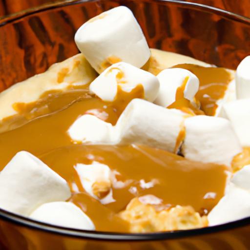 Fluffy Marshmallow & Graham Dip: A Sweet, Gooey Treat