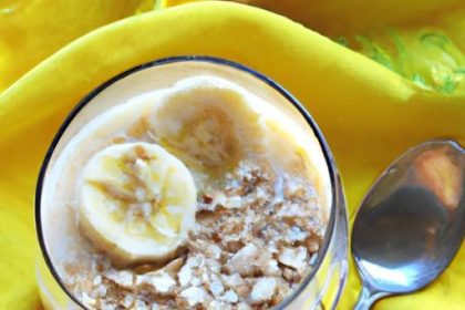 Energize Your Mornings: Banana Oatmeal Smoothie Boost