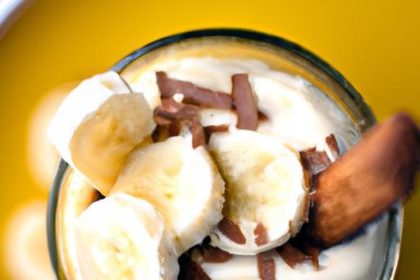 Power Up Mornings: High-Protein Chocolate Banana Pudding