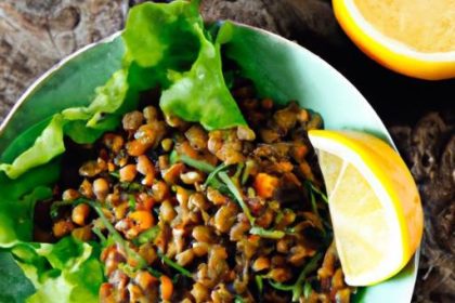 Zesty Lentil Salad with Lemon Vinaigrette: Fresh & Flavorful