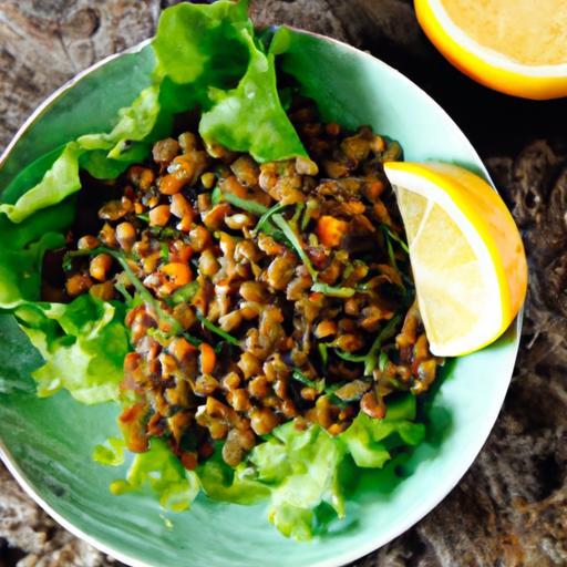 Zesty Lentil Salad with Lemon Vinaigrette: Fresh & Flavorful