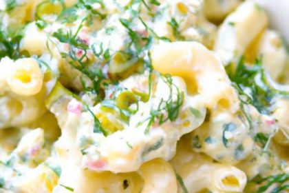 Creamy Dill Pickle Macaroni Salad: A Tangy Twist Delight