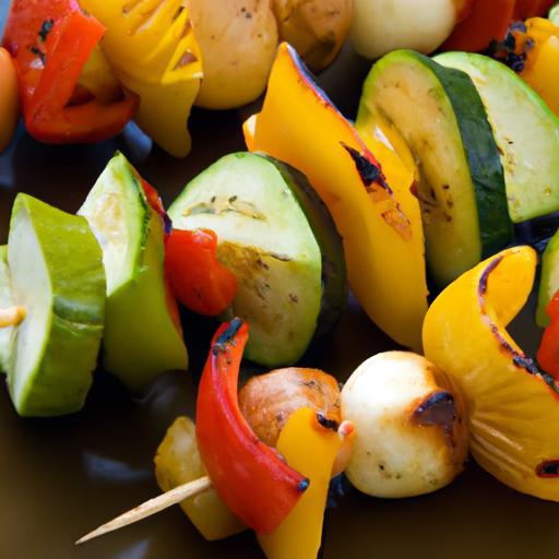 Sizzling Grilled Veggie Skewers: A Colorful Healthy Feast