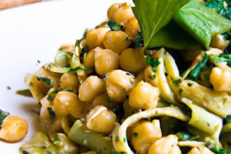 Power-Packed Chickpea Pasta with Vibrant Spinach Twist