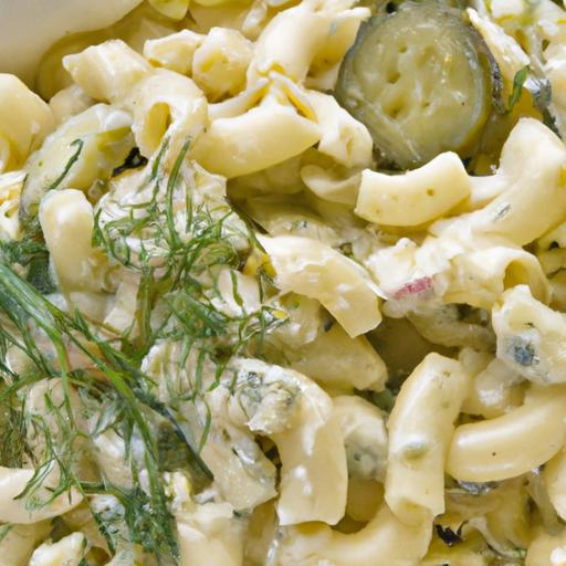 Creamy Dill⁣ Pickle​ Macaroni Salad: ‍A Tangy​ Twist Delight