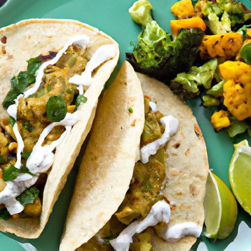 Veggie ‍Delight: ​Cauliflower ​Tacos ⁣with Creamy Avocado Twist