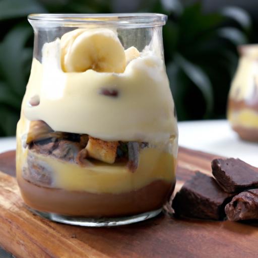 Power Up Mornings: High-Protein Chocolate ⁣Banana Pudding