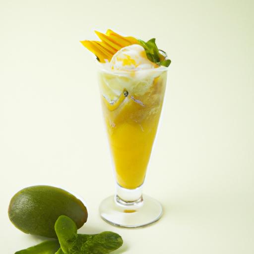 Iced Mango Matcha ⁢latte: A Refreshing Plant-Powered ​boost