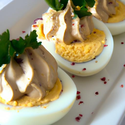 Creamy Mustard-Stuffed Eggs: A Tangy Twist on a Classic