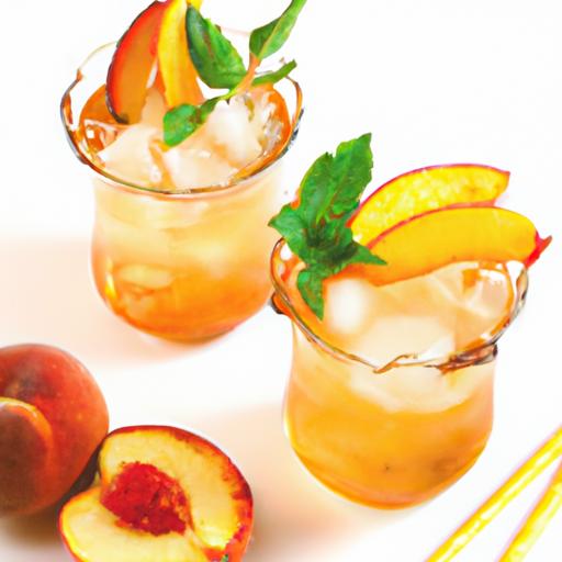Peach Iced Tea: A Refreshing Sip of summer's Sweetness