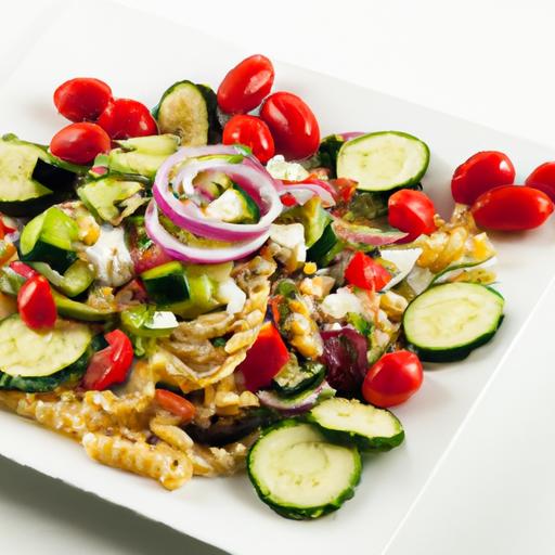 Bright & Tangy: The Ultimate Zesty Greek ​Pasta Salad Recipe