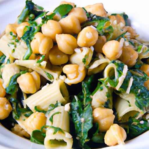 Power-Packed Chickpea ‌Pasta with Vibrant Spinach Twist