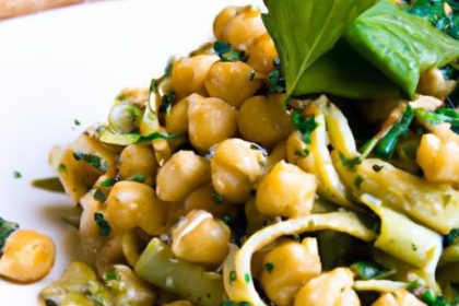 Power-Packed Chickpea Pasta with Vibrant Spinach Twist
