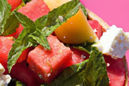 Refreshing Watermelon Feta Mint Salad: A Summer Delight