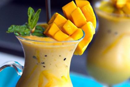 Sip Sunshine: How to Make a Refreshing Mango Peach Smoothie