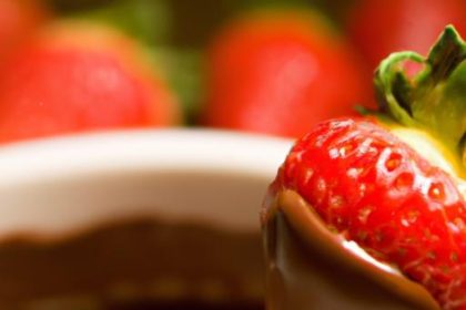 Dip Into Delight: The Art of Chocolate Fondue with Strawberries