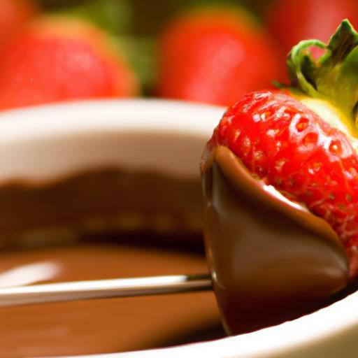 Dip Into Delight: The Art of Chocolate Fondue with Strawberries