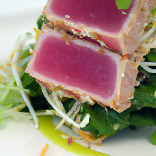 Savor the Flavor: Seared Tuna with Fresh Mixed Greens