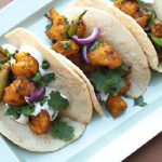Bold & Creamy: Roasted Sweet Potato Cauliflower Tacos
