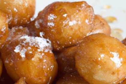 Sticky Syrup Loukoumades: Greek Honey Puffs Delight