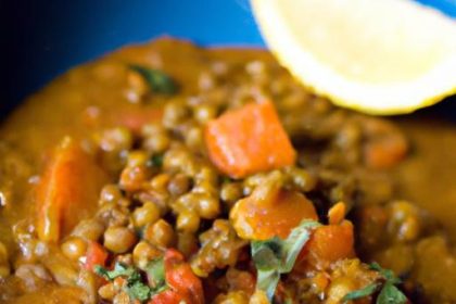 Hearty Lentil & Sweet Potato Curry: A Flavorful Fusion