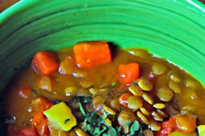 Hearty One-Pot Vegan Lentil & Veggie Soup: Easy & Nutritious