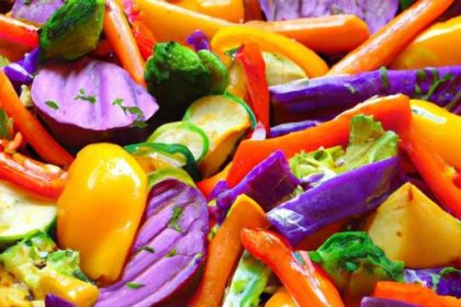 Bright & Healthy: Roasted Veggie Rainbow Tray Delight