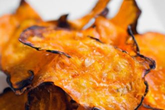 Crispy Garlic Parmesan Sweet Potato Chips: A Flavorful Twist