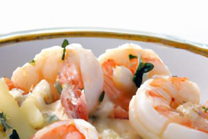 Indulge in Creamy Garlic Shrimp: A Savory Seafood Delight