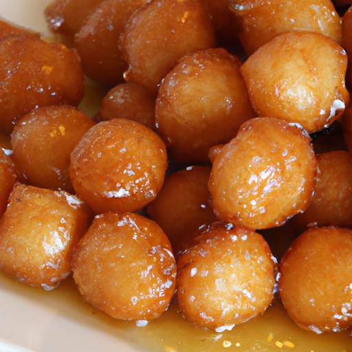 Sticky Syrup Loukoumades: Greek Honey Puffs Delight