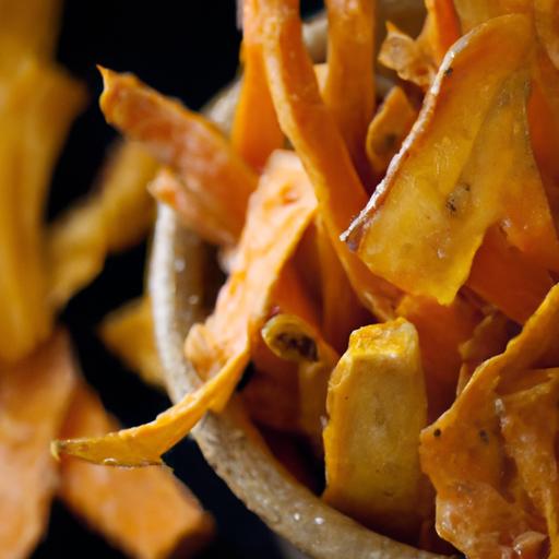 Crispy Garlic‌ Parmesan Sweet Potato Chips: A ‍Flavorful Twist