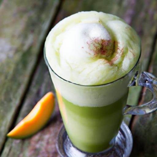 Whip Up a Creamy Mango Matcha Latte at Home Easily
