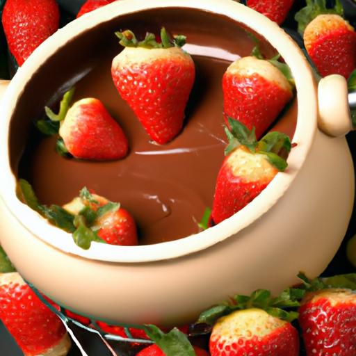 Dip Into Delight: The Art ⁢of ⁣Chocolate Fondue with strawberries