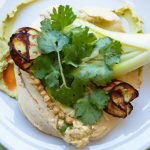 Smoky Charred Cauliflower Wraps with Vibrant Green Hummus