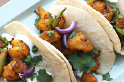 Bold & Creamy: Roasted Sweet Potato Cauliflower Tacos