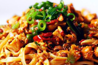 Fiery Peanut Noodles: A Bold Twist on Classic Comfort Food